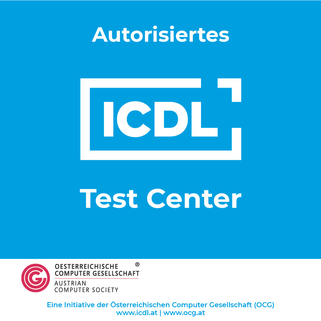ICDL Test Center Plakette