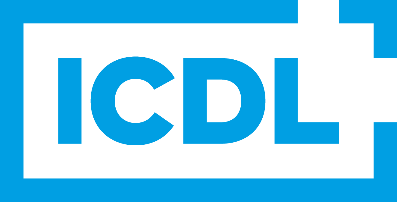 ICDL Logo in Cyan 